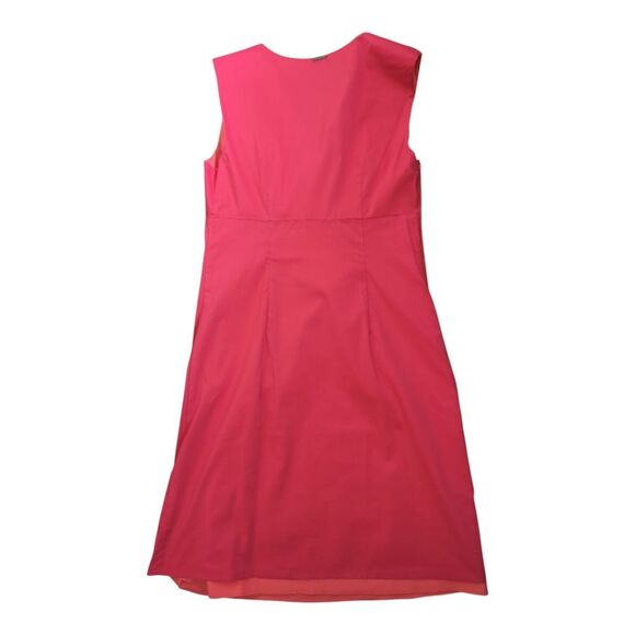 Elie Tahari Coral Empire Waist v Neck Dress Small - Picture 13 of 16